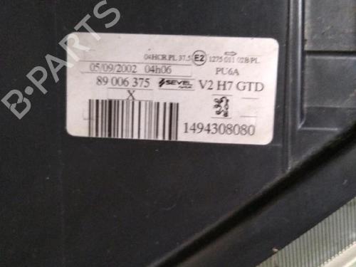 Left headlight PEUGEOT 807 (EB_) 2.2 HDi | BP30071469C28 