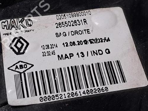 Right taillight RENAULT CLIO IV (BH_) 1.5 dCi 75 | BP30076761C35 