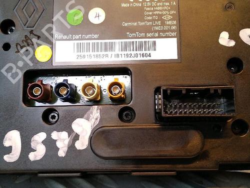 Used Display monitor RENAULT CLIO III (BR0/1, CR0/1) 1.5 dCi (88 hp) 30070819