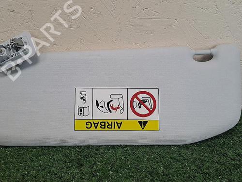 Used Right sun visor PEUGEOT 208 I (CA_, CC_) 1.2 VTi 68 / PureTech 68 (68 hp) 29947234