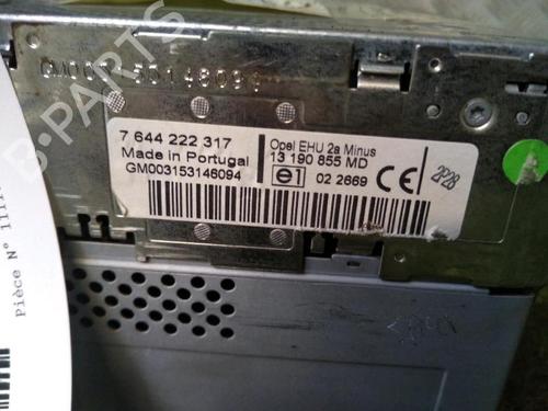 Radio OPEL MERIVA A MPV (X03) 1.7 CDTI (E75) | BP30073480E6