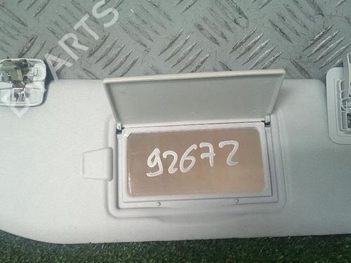 Used Right sun visor PEUGEOT 208 I (CA_, CC_) 1.0 VTi (68 hp) 30075758