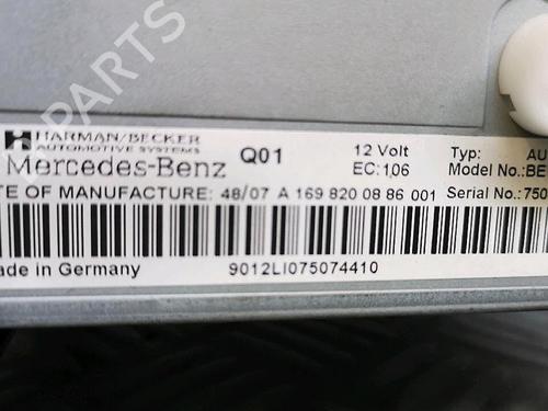 Radio MERCEDES-BENZ B-CLASS Sports Tourer (W245) B 180 CDI (245.207) | BP30068756E6 