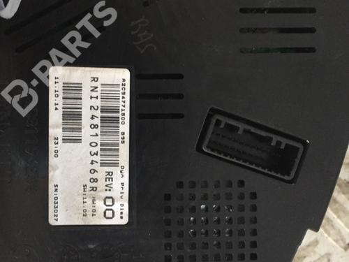 Instrument cluster RENAULT MEGANE III Hatchback (BZ0/1_, B3_) 1.5 dCi (BZ1G, BZ1W, BZ0R) | BP11402728C47 