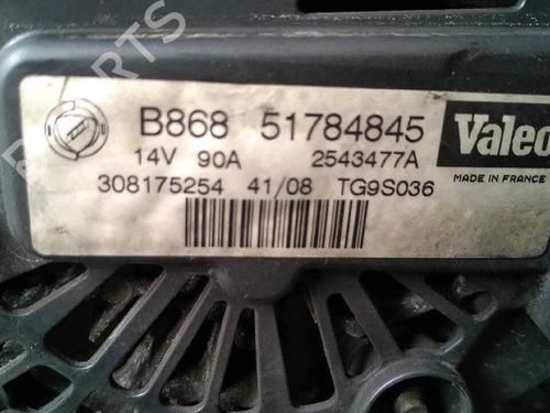 Used Alternator FIAT 500 (312_) 1.3 D Multijet (312AXB1A) (75 hp) 30066030