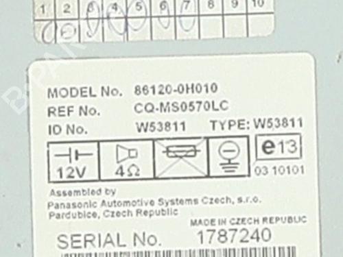 radio-citroen-c1-pm_-pn_-2005-2006-2007-2008-2009-2010-2011-2012-2013-2014-34210847 main image