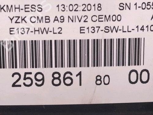 Instrument cluster PEUGEOT 208 I (CA_, CC_) 1.2 VTi 68 / PureTech 68 | BP29947800C47 