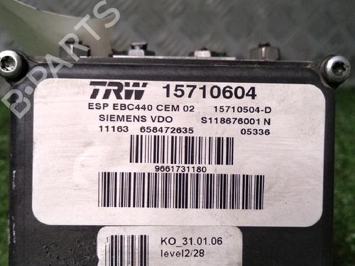 ABS pump PEUGEOT 407 (6D_) 2.0 HDi 135 (6DRHRH, 6DRHRE, 6DRHRG, 6DRHRJ) | BP17211449M43 
