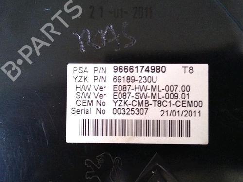 Instrument cluster PEUGEOT 3008 I MPV (0U_) 1.6 HDi | BP30071356C47 