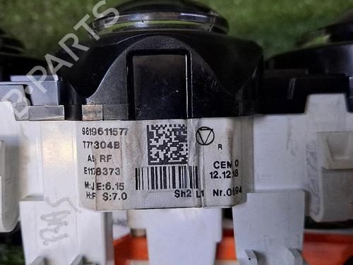 Climate control PEUGEOT 208 I (CA_, CC_) 1.2 VTi 68 / PureTech 68 | BP30076995I5