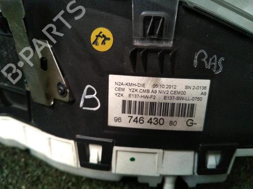 Instrument cluster PEUGEOT 208 I (CA_, CC_) 1.4 HDi | BP29951552C47