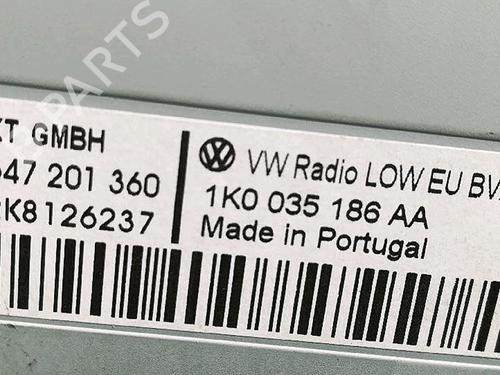 Radio VW GOLF VI (5K1) 1.6 TDI | BP30074715E6 
