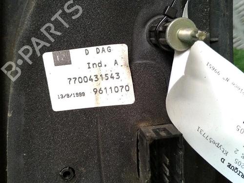 Right mirror RENAULT SCÉNIC I MPV (JA0/1_, FA0_) 1.6 (JA00, JA16, JA15, JA19, JA1V, JA2B, JA2C, JA0B,... | BP29950984C27