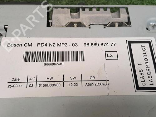 Used Radio PEUGEOT 3008 I MPV (0U_) 1.6 HDi (112 hp) 29949038