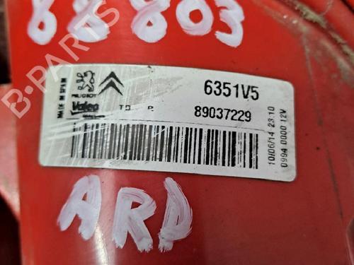Right taillight PEUGEOT 1007 (KM_) 1.4 HDi | BP11406436C35 