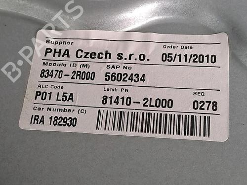 Rear left window mechanism HYUNDAI i30 (FD) 1.6 CRDi | BP30063558C24 