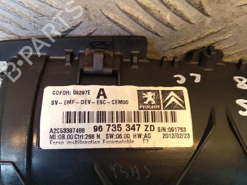 Display monitor PEUGEOT 308 I (4A_, 4C_) 1.6 HDi | BP29953252C48