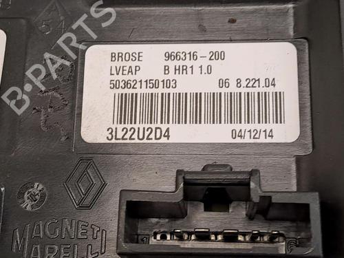 Front left window mechanism RENAULT SCÉNIC III (JZ0/1_) 1.5 dCi | BP29948285C22