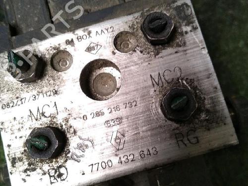 ABS Bremseaggregat RENAULT SCÉNIC I MPV (JA0/1_, FA0_) 1.9 dTi (JA0N) | BP29951606M43 