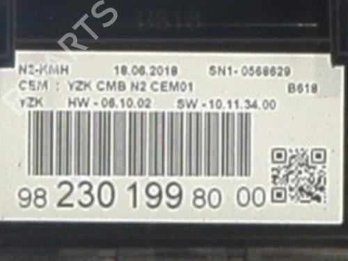 Instrument cluster CITROËN C3 III (SX) 1.6 BlueHDi 75 | BP33123290C47 - Image 6