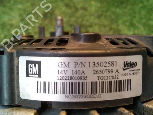 Alternator OPEL ASTRA J (P10) 2.0 CDTI (68) | BP30071685M7