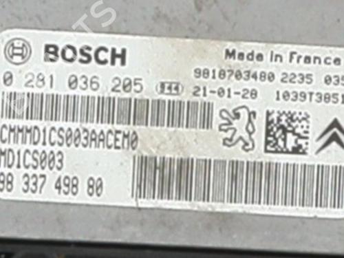 Engine control unit (ECU) CITROËN BERLINGO Box Body/MPV (K9) | BP36676282M57 - Image 6