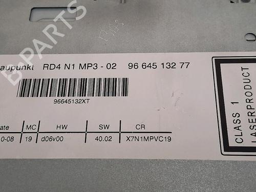 Radio PEUGEOT PARTNER Box Body/MPV 1.6 HDi 16V | BP29947115E6 