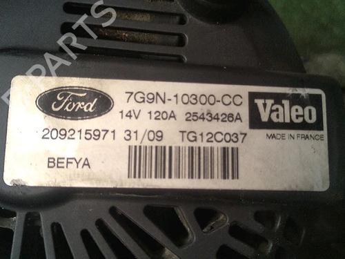 Generator FORD FIESTA VI (CB1, CCN) 1.25 (60 hp) 29951753