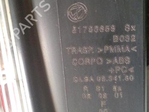 Left taillight LANCIA YPSILON (843_) 1.3 D Multijet (843.AXF11, 843.AXF1A, 843.AXM11,... | BP29952661C34