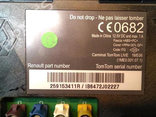 Display monitor RENAULT MEGANE III Grandtour (KZ0/1) 1.5 dCi (KZ09, KZ0D, KZ1G, KZ29, KZ14, KZ1W, KZ10, KZ1F,... | BP30070688C48 