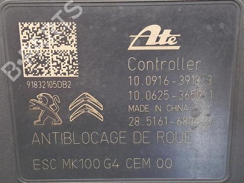ABS pump PEUGEOT 2008 I (CU_) 1.6 BlueHDi 120 | BP26876547M43 - Image 5
