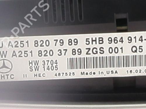 Climate control MERCEDES-BENZ M-CLASS (W164) ML 280 CDI 4-matic (164.120) | BP30488293I5 