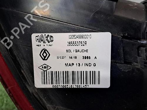 Left taillight RENAULT CLIO IV (BH_) 0.9 TCe 90 (BHNF, BHMA, BHMH, BHJK, BHJR) | BP30077050C34 