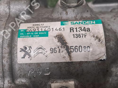 AC compressor CITROËN C3 II (SC_) 1.4 HDi 70 (SC8HZC, SC8HR0, SC8HP4) | BP29950314M34