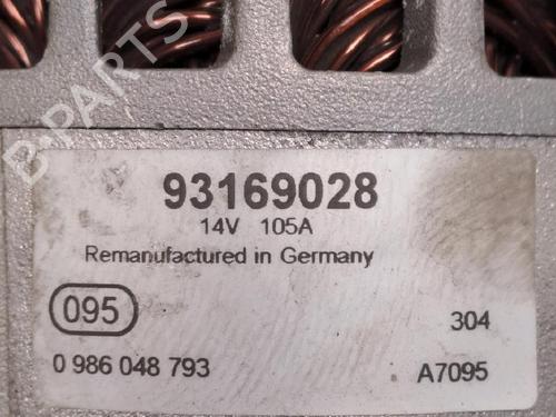 Alternator MERCEDES-BENZ A-CLASS (W168) A 170 CDI (168.009, 168.109) | BP24323737M7 