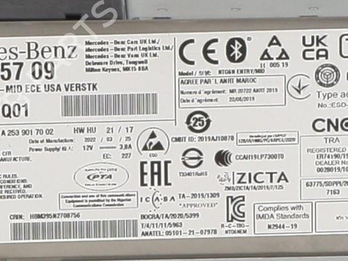 Used Radio Radio MERCEDES-BENZ GLC (X253) 300 de 4-matic (253.911) (306 hp) 39711260 39711260
