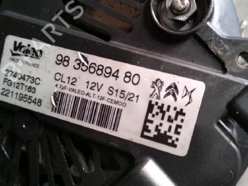 Alternator PEUGEOT 208 II (UB_, UP_, UW_, UJ_) 1.2 PureTech 75 | BP29951581M7 