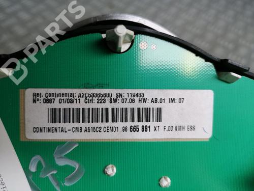 Instrument cluster CITROËN C3 II (SC_) 1.4 | BP11402543C47 