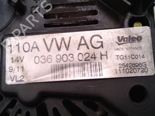 Used Alternator VW GOLF VI (5K1) 1.4 (80 hp) 29948830