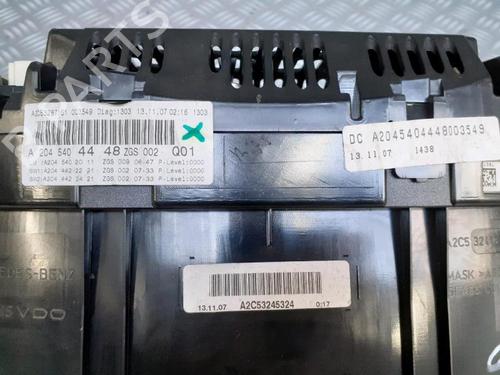 Instrument cluster MERCEDES-BENZ C-CLASS (W204) C 220 CDI (204.008) | BP30070144C47 