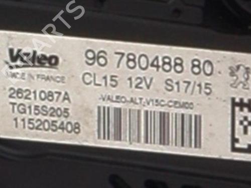 Alternator CITROËN C4 II (NC_) 1.6 HDi 115 | BP35921083M7 - Image 6