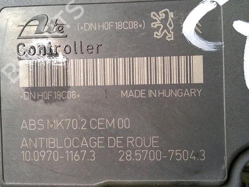 Used ABS pump CITROËN C3 II (SC_) 1.4 (73 hp) 30075910