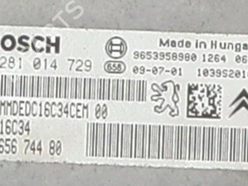 Engine control unit (ECU) CITROËN C4 Picasso I MPV (UD_) | BP35989821M57 - Image 3