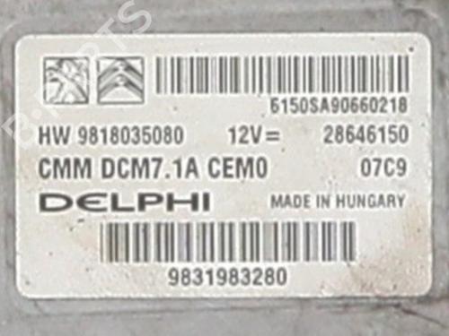 Used Engine control unit (ECU) Engine control unit (ECU) CITROËN C5 AIRCROSS (A_) 2.0 BlueHDi 180 (AJEHZR) (177 hp) 40272273 40272273
