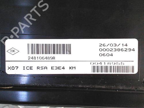 Instrument cluster RENAULT TWINGO III (BCM_, BCA_) 1.0 SCe 70 | BP29951995C47  - Image 7