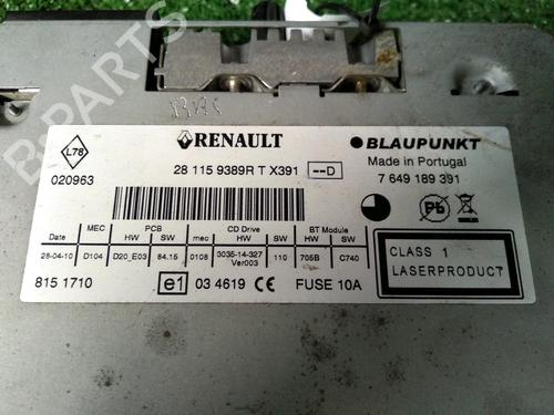 Radio RENAULT MEGANE III Hatchback (BZ0/1_, B3_) 1.5 dCi | BP17159752E6 