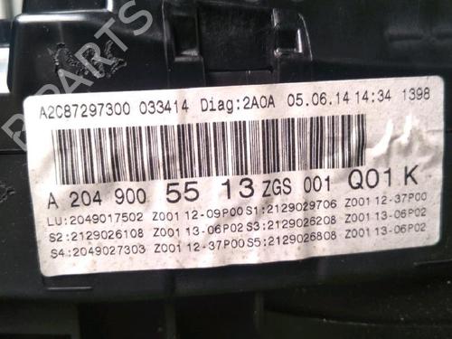 Instrument cluster MERCEDES-BENZ C-CLASS Coupe (C204) C 220 CDI (204.302) | BP30072204C47 