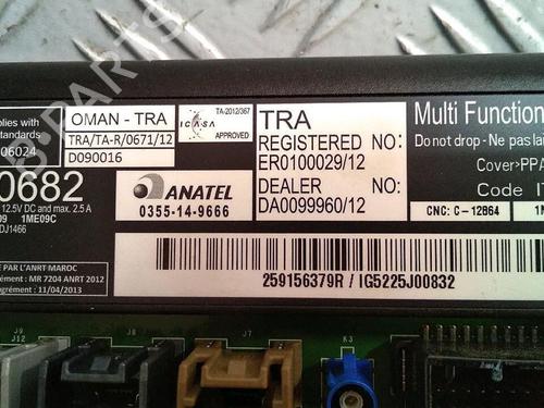 Display monitor RENAULT ZOE (BFM_) ZOE | BP29951912C48