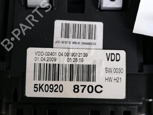Instrument cluster VW GOLF VI (5K1) 2.0 TDI | BP37731441C47 - Image 4