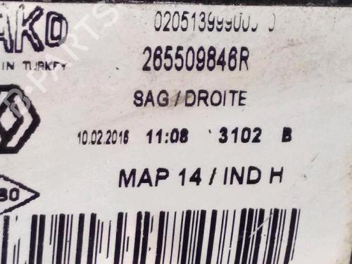 Right taillight RENAULT CLIO IV (BH_) 1.2 TCe 120 (BHAU) | BP30076360C35